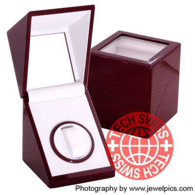 Cherry Oak Veneer Matte Finish Single Watch Winder Cherry Oak Veneer Matte Finish Single Watch Winder